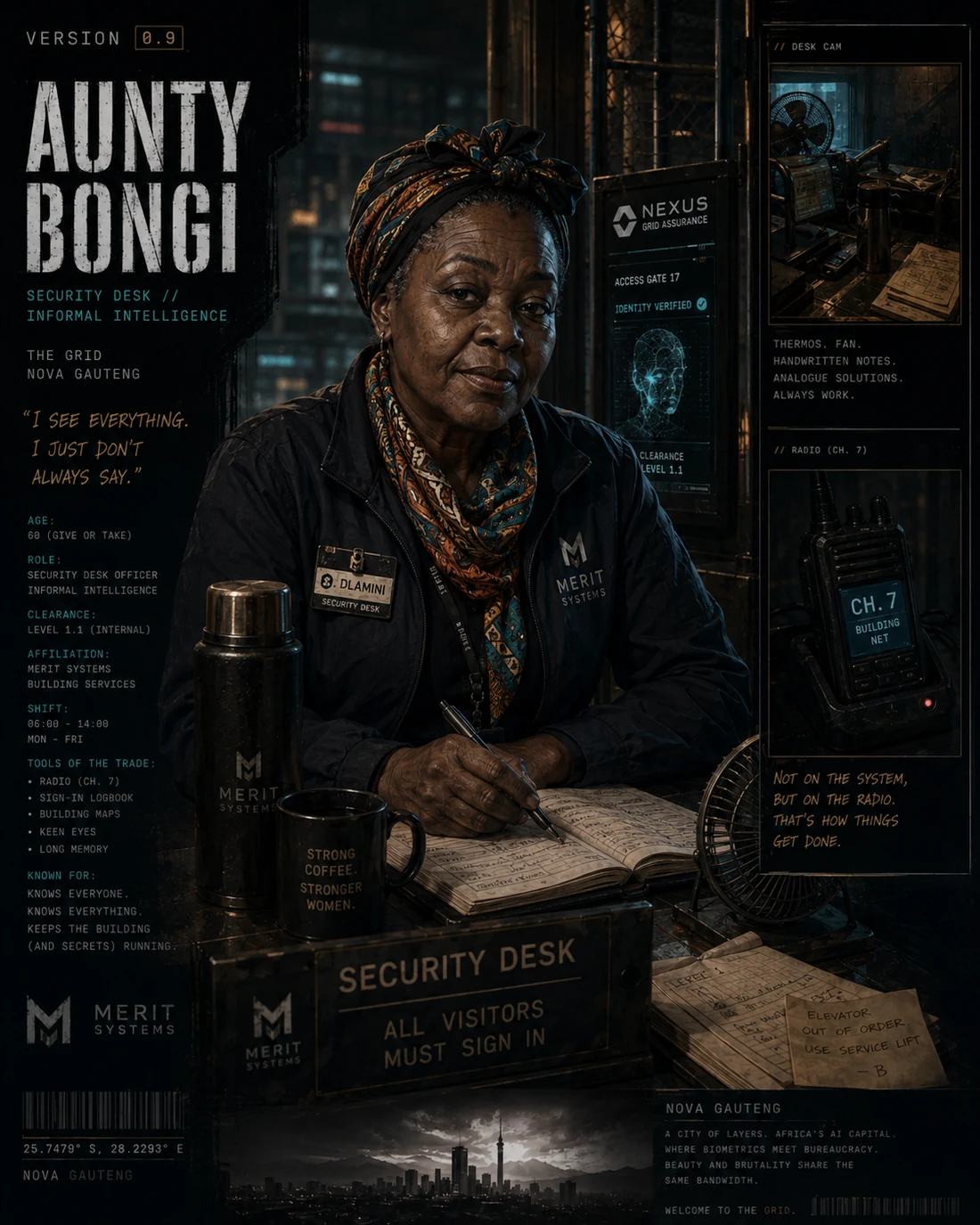 Aunty Bongi dossier artwork