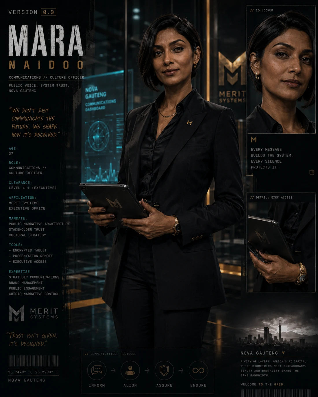 Mara Naidoo dossier artwork